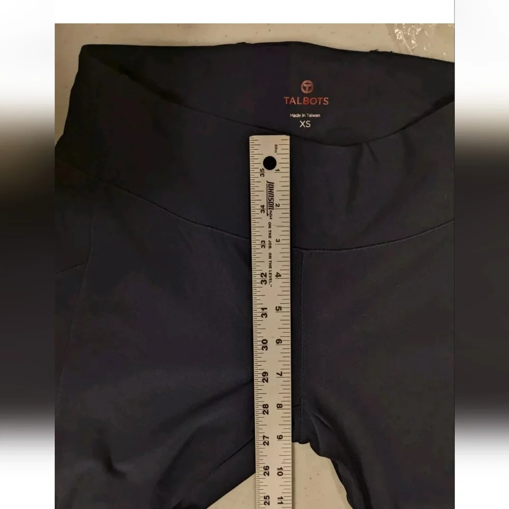 NWT Talbots Capri Pants XS Active Leisure Blue - Picture 12 of 12